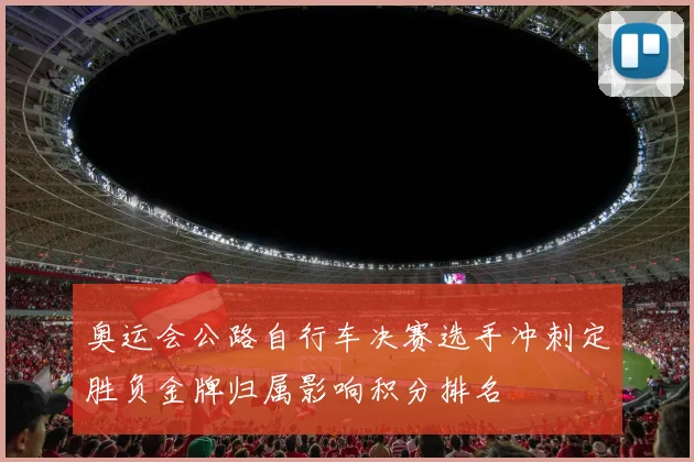 奥运会公路自行车决赛选手冲刺定胜负金牌归属影响积分排名