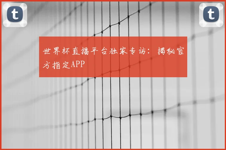 世界杯直播平台独家专访：揭秘官方指定APP